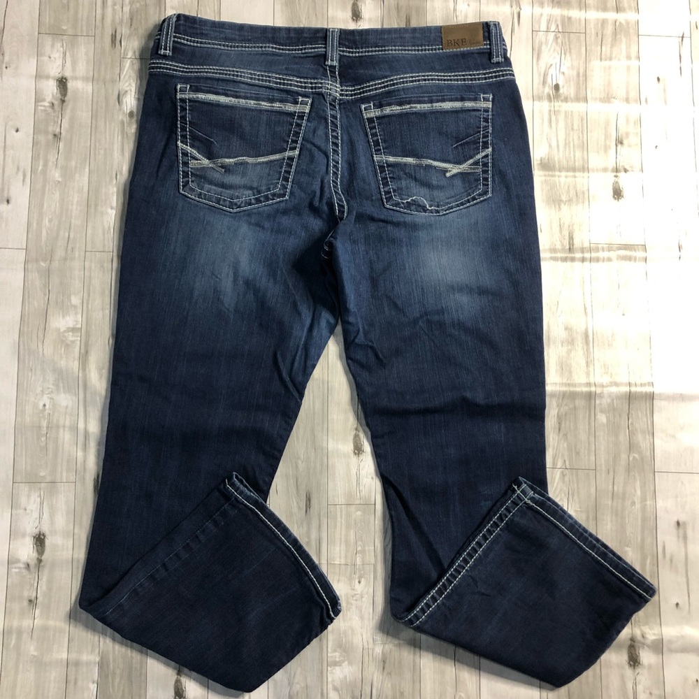 BKE Buckle Jeans Womens 36R Payton Whiskered Bootcut Jeans